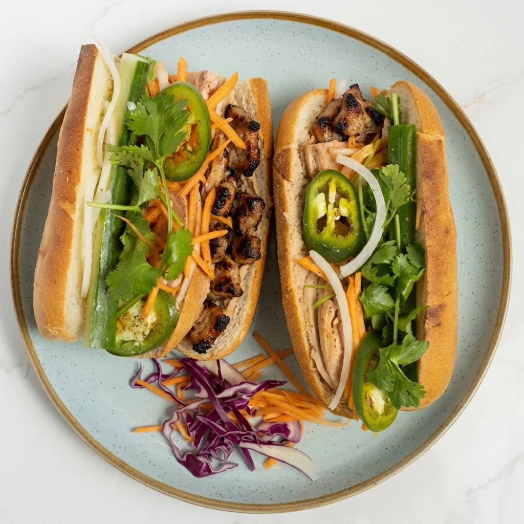 Grilled Pork Banh Mi (Bánh Mì Thịt Nướng) at Bloom Vietnamese Bistro in Shawnessy, Calgary