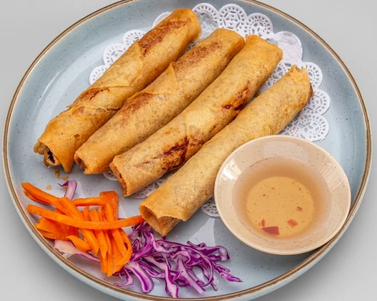 Crispy Pork Spring Rolls (Chả Giò) at Bloom Vietnamese Bistro in Shawnessy, Calgary